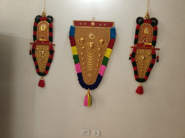 elephant caparision, handicraft, handmade, home decor, kerala, lalitam crafts, nettipattam, wall decor, 2.5ft nettipattam, buy kerala handicrafts, online buy, online shopping